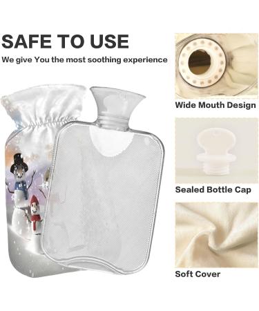 Buy Christmas Tree Snowman Heat Bottle - 2L Pain Relief & Bed Warmer for Women | Hot Water Bag with Cover | International Shipping - Buy Online on GoSupps.com