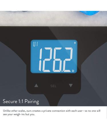 Greater Goods Bluetooth Connected Bathroom Smart Scale  Measures & Tracks BMI  Lean Mass  Water Weight  & Bone Mass  Extra-Large  Backlit LCD Screen  Auto-Calibration & Auto-Off Black  Premium BMI - Buy Online on GoSupps.com