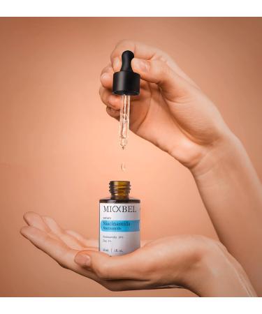 MIOXBEL Face Serum with Niacinamide 10% and Zinc 1% | Anti-Blemish Serum for Oily and Combination Skin | Regulates Excess Sebum and Reduces Open Pores | Anti-Redness Serum 30 ml - Buy Online on GoSupps.com