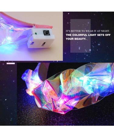 BARTOSI Light Up Headband - Sparkly Laser Hair Hoop for Nightclub Parties - Glow in The Dark Hair Accessories for Women and Girls - Buy Online on GoSupps.com