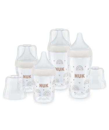 Nuk Perfect Match Baby Bottle Set 3+ Months Fits Baby Palate Temperature Control Anti-Colic Vent 150 ml and 260 ml BPA