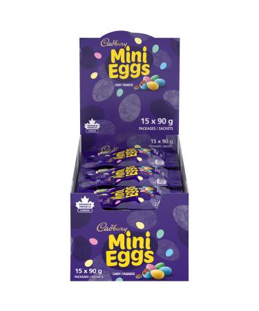 Cadbury Mini Eggs Chocolatey Candy Eggs 90 g (Pack of 15) Chocolate 90 g (Pack of 15)