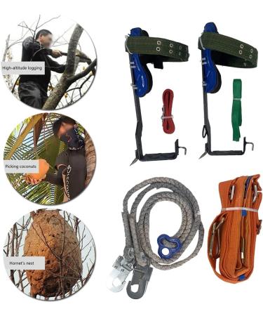 CDZHLTG Tree Climbing Equipment Set | Fall Protection Rope Climbing Belt & Gear for Outdoor Mountaineering - Buy Online on GoSupps.com