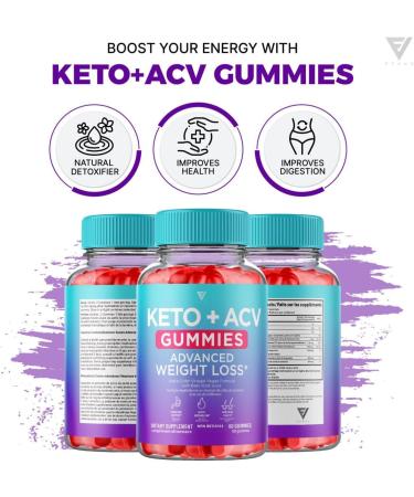Fyvus (3 Pack) Keto ACV Gummies Keto Gummies Plus Apple Cider Vinegar Advanced Vegan Formulas Canada (180 Gummies) - Buy Online on GoSupps.com
