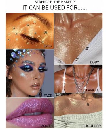 Surbrillance poudre visage surbrillance fard joues scintillant scintillant naturel haute brillance poudre paillet e pour maquillage du visage et du corps B Taille unique B - Buy Online on GoSupps.com