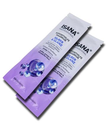Isana Professional Instant Hair Treatment Silver & Shine 2 x 20 ml Pack of 2