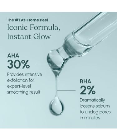 Beautiste 30 DAY MIRACLE AHA 30% + BHA 2% Peeling Solution - Clinical Strength Liquid Exfoliant for Dark Spots Blackheads & Clogged Pores - Resurfacing Salicylic Acid Serum & Chemical Peel for Face - Buy Online on GoSupps.com