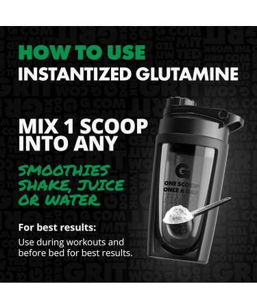 Gains in Bulk L-Glutamine Gluten Free Glutamine Powder for Muscle Recovery and Growth Post Workout Support Amino Acid Supplement Promotes Protein Synthesis Non GMO Unflavored 90 Servings Unflavored 1.1 Pound (Pack of  - Buy Online on GoSupps.com
