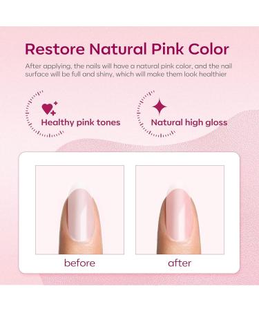 Modelones Nail Strengthener for Thin Nails and Growth Treatment Repair Damaged Nails Hardener Extra Strong Nail Care Quick Dry Base Coat Nail Polish 0.5 oz 1-Pack - Buy Online on GoSupps.com