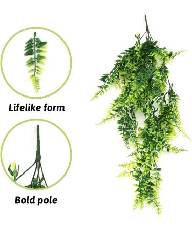 Shop Art Plant Hanging Terrarium Accessories | Quozio Artificial Plants for Reptiles - Ideal for Lizards Snakes & Iguanas - Buy Online on GoSupps.com