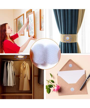 Self Adhesive Dots  1056pcs(528 Pairs) 0.59  Diameter White Sticky dots  Hook & Loop dots with Strong Adhesive  Sticky Back Coins Tapes 15mm for Classroom  Office  Home 0.59 -1056Pcs - Buy Online on GoSupps.com