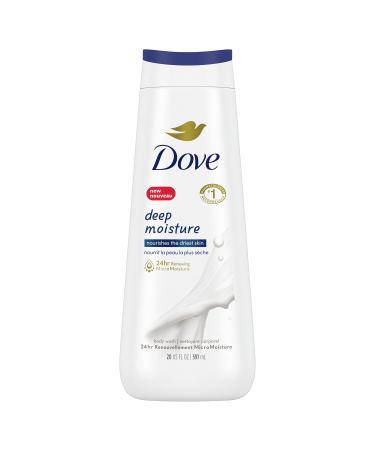 Dove Body Wash For Dry Skin Deep Moisture Moisturizing Skin Cleanser with 24hr Renewing MicroMoisture Nourishes The Driest Skin 20 oz