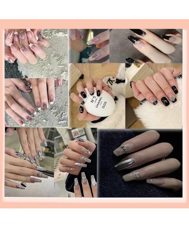 COOSLIM 150pcs 3D Cross Nail Charms - Chrome Metal Silver Art Charms for DIY Manicure - Gothic Retro Punk Design - 15 Colors - Buy Online on GoSupps.com