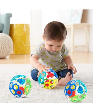 Auspint Baby Toy Ball for 6-12 Months | Tummy Time Activity for Newborns | Perfect Baby Shower Gift - Buy Online on GoSupps.com