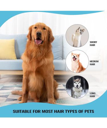Bonve Pet Deshedding Tool - Dog & Cat Grooming Brush for Shedding - Reduces Hair by Up to 95% - Blue - Buy Online on GoSupps.com