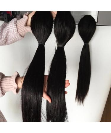 Ponytail Extension Drawstring Ponytail Extensions Straight Human Hair Extensions Brazilian Remy Hair Straight Ponytail Clip In Ponytail Hairpieces for Women Ponytail Hair Extension(Size:18Inch 150g) 18Inch 150g Straight Hair - Buy Online on GoSupps.com