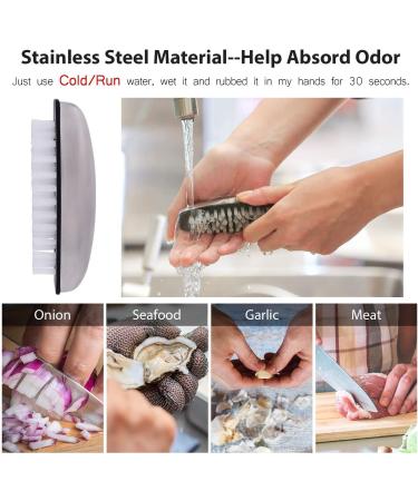 3-Piece Stainless Steel Nail Brush Set - Vibury Hand Wash Brushes for Cleaning Nails, Mud, and Eliminating Odors - Buy Online on GoSupps.com