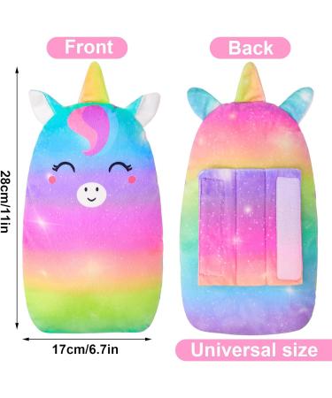 Unicorn Castle Seatbelt Pillow: Kids Car Seat Head Support & Strap Cover - Rainbow - Buy Online on GoSupps.com