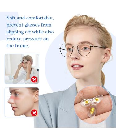 140 Pairs Self-Adhesive Silicone Nose Pads for Glasses - Universal Repair Set for All Frame Types - Buy Online on GoSupps.com