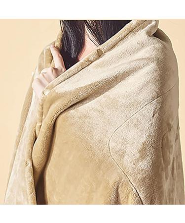 Multifunctional USB Electrical Heating Cushion - Fast Flannel Warmer for Office Lunch | Washable Gray Blanket (62.9 x 31) - Buy Online on GoSupps.com