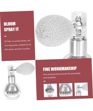 PLAFOPE 1pc Spray Glitter Spray Bottles Shimmering Spray Powder Makeup Glitter Powder Sprayer Highlight Tool 7x5.5cm White - Buy Online on GoSupps.com