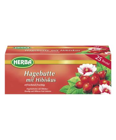 Herba Herba 12 x 50g Hibiscus Fruity Rosehip Tea Bags