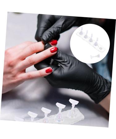 DOITOOL 2 Sets Manicure Practice Base Fake Nail Holder Nail Stands Nail Display Holder Nail Art Stand Nail Practice Stand Nail Stand for Painting Nails Show Rack Acrylic Lace False Nails - Buy Online on GoSupps.com