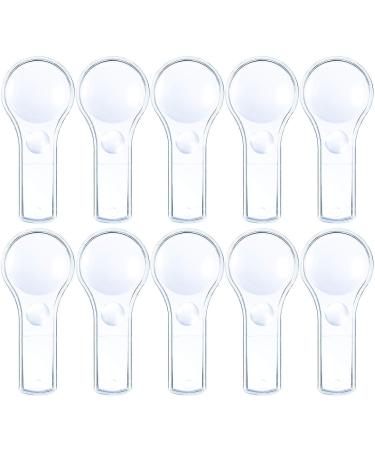 Quesuc 20 Pack Hand Lens 4X and 10X Magnifier Handheld Magnifying Glasses for Home Classroom Indoor and Outdoor Use - Buy Online on GoSupps.com