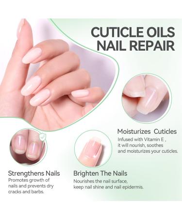  gelike ec Gelike EC Fast Absorbing Cuticle Care Moisturizing and Repairing Oil - Natural Kiwi Fragrance for Women and Men (Dry & Damaged Nails) - Buy Online on GoSupps.com