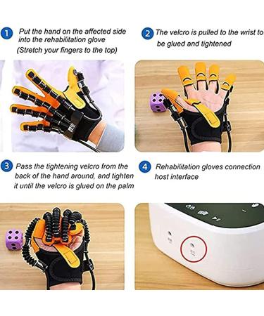 Hand Rehabilitation Robot Gloves for Stroke Recovery | Finger Rehab Trainer with Multiple Modes - Left Hand Large - Buy Online on GoSupps.com