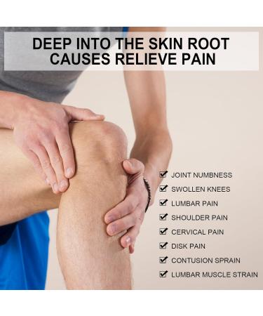 Gel anti-douleurs articulaires cr me de massage musculaire pr -entra nement baume de massage apaisant et rafra chissant soulage rapidement les douleurs aux genoux aux bras et aux jambes 2pcs - Buy Online on GoSupps.com
