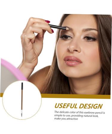 SOESFOUFU Portable Brow Pencil Wood Brow Pencil Wooden Eyebrow Pencil Women Makeup Brow Pencil 1 count (Pack of 1) Coffee - Buy Online on GoSupps.com