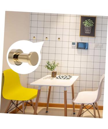 Alipis 4 Pcs Bathroom Towel Hook Black Hooks for Hanging Multifunctional Brass Wall Hooks Clothing Indoor 3X1.8X1.8CMx2pcs Goldenx2pcs - Buy Online on GoSupps.com