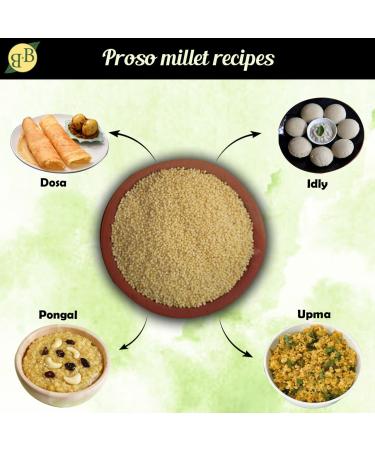 Organic Proso Millet 500g - Indian Millet | Gluten-Free Whole Grain | USDA Certified - Buy Online on GoSupps.com