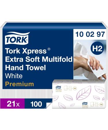 Buy Tork XPress Soft Multifold Paper Towels 100289 & 100297 - Premium 2-Layer Bundle White 21x150 & 21x100 - International Shipping Available - Buy Online on GoSupps.com