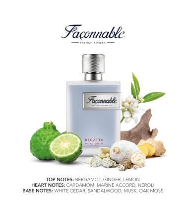 Fa onnable - Regatta 3 Fl Oz (90ml) - Eau De Toilette Intense Homme - Senteur Bois e & Aquatique - Buy Online on GoSupps.com