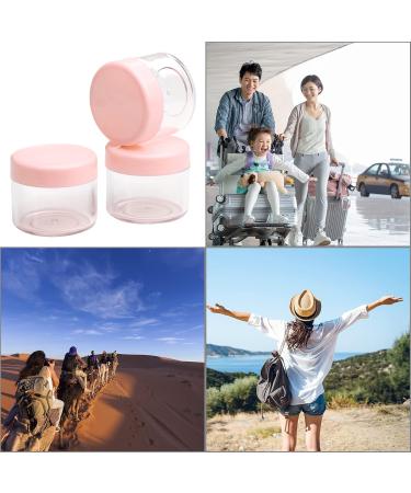 Travel Cosmetic Container - 20g Pink Sample Jars with Lids - 50PCS for Beauty & Skincare | International Shipping - Buy Online on GoSupps.com
