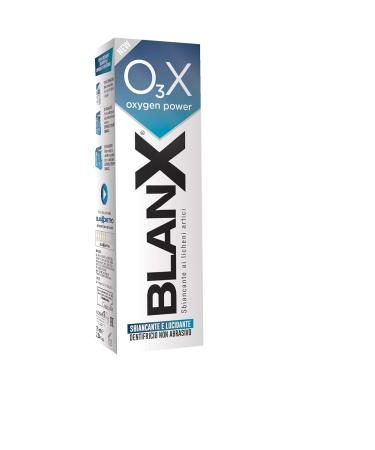 BLANX O3x Whitening Toothpaste - Natural Polishing Formula with Active Oxygen & Lichen | 75ml - International Shipping Available - Buy Online on GoSupps.com