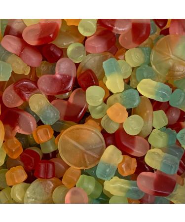 Minions Peace & Love 500g Share Bag by The Gourmet Sweet Company