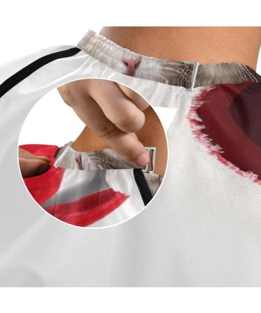 Bolaz Waterproof Barber Cape - Christmas Cat & Cheetah Hair Cutting Bib for Men & Women - Unisex Salon Apron - Buy Online on GoSupps.com