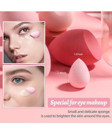 EnixwH 8 Piece Make Up Sponge Set Foundation Blending Beauty Sponge Washable Latex-Free Cosmetic Sponge Beauty Blender Sponges for Liquid Foundation Powder Sun Protection and Cream Women - Buy Online on GoSupps.com