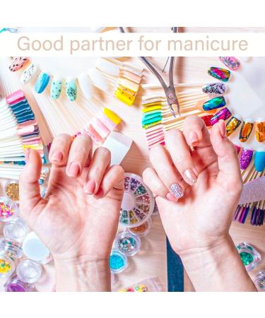 2 PCS Nail Art Liner Brush and Rhinestone Picker Set - Nail Art Gem Picker Tool with Wax Pen for Rhinestones - Crystal Beads Handle Manicure Rhinestones Tool - Buy Online on GoSupps.com