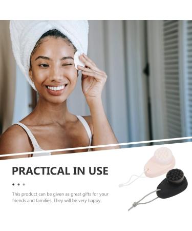 Frcolor Cleaning Brush Face - 2PCS Double-Sided Manual Facial Cleansing Tool for Home Use - Portable Face Brush - Buy Online on GoSupps.com