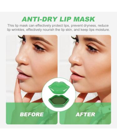 NUOBESTY Masque Hydratant L vres 20 Pi ces Compact Anti-dess chement Film Nourrissant pour L vres Sensibles Soins de Nuit Usage Personnel Bo te Verte - Buy Online on GoSupps.com