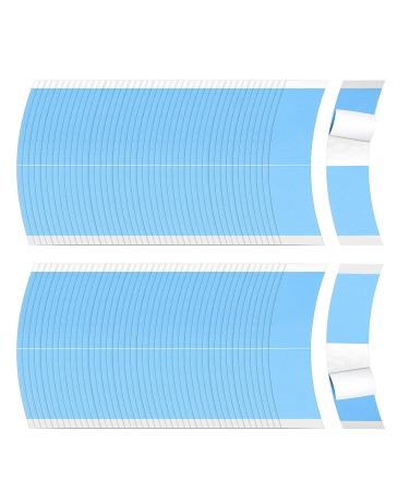 Phopurtall 288 Pieces Lace Front Wig Tape Double Sided Adhesive Wig Tapes Waterproof Lace Tape C- Wig Tape Hair Wig Tape