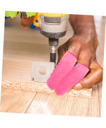 100pcs Nitrile Anti-Static Finger Cots - Protective Finger Sleeves for Electronics - Latex-Free Pink Covers | 6.5x2.5cm - Buy Online on GoSupps.com