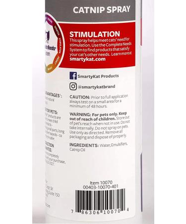 Smarty Catnip Mist 7 oz. Spray - Pack of 3 | Infused with Premium Catnip - Buy Online on GoSupps.com