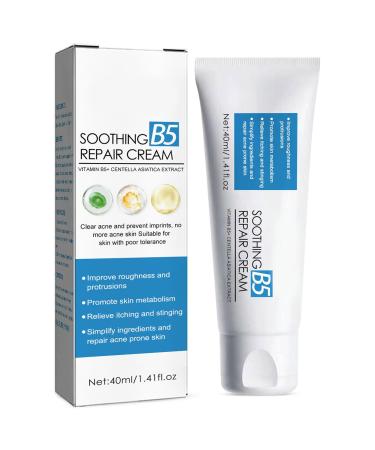 Repair Face Cream Smoothing Day Cream Anti Redness Moisturiser Cream Firming Face Cream For Sensitive Skin Face Moisturizer For Women & Men Vitamin B5 Cream For Acne Brightening & Repair Damage Skin