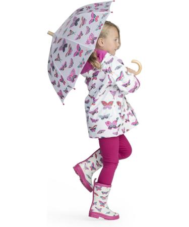 Hatley Girls' Groovy Butterflies Raincoat - Size 5 | Waterproof Printed Design - Buy Online on GoSupps.com