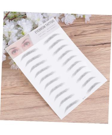 POPETPOP 4 Pcs 3d Eyebrow Stickers 4d Hair- Eyebrows Waterproof Stickers Imitation Eyebrow Water Proof Tool - Buy Online on GoSupps.com